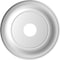 Ekena Millwork Traditional PVC Medallion (Canopies up to 9 1/2"), 16"OD x 3 1/2"ID x 1 3/8"P, Metallic Rust CMP16TRDRU - alternate 3